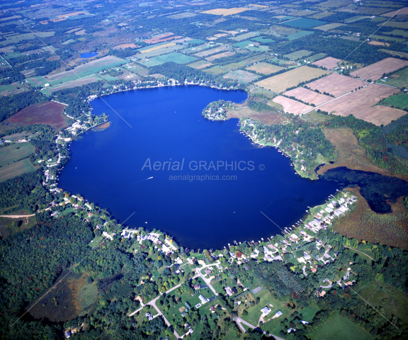 Fine Lake in Barry County, Michigan
